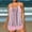 #250419A313 Pink, variant on Aloohaidyvio Swimsuits for Women No Boundaries Tummy Control Tankini Swimwear Tank Top with Boyshorts Two Piece Bathing Suits