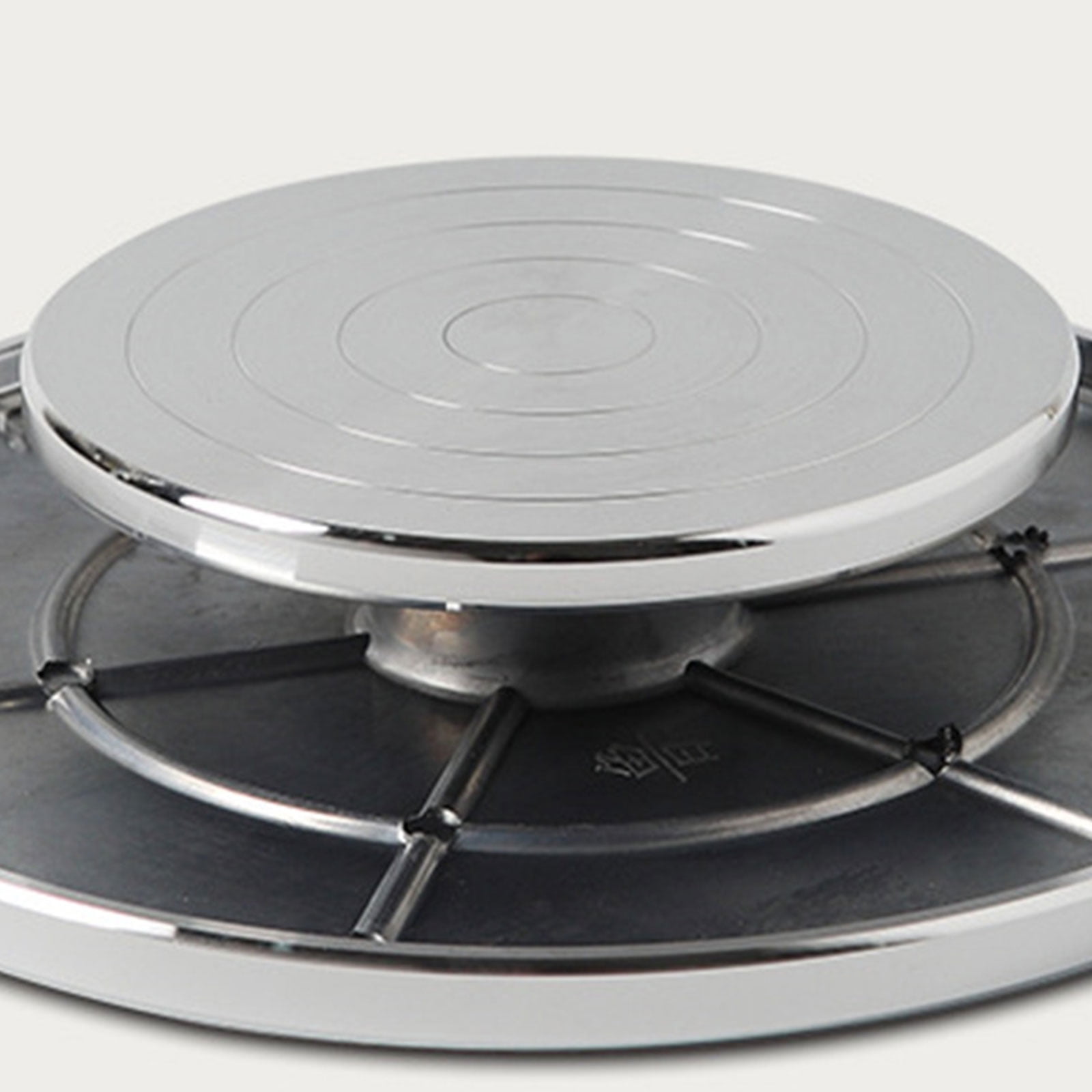 15/20/25/30cm Pottery Wheel Aluminum Turntable Clay Tool Double-Sided Pottery Turntable Sculpture Ceramics Cake Stand