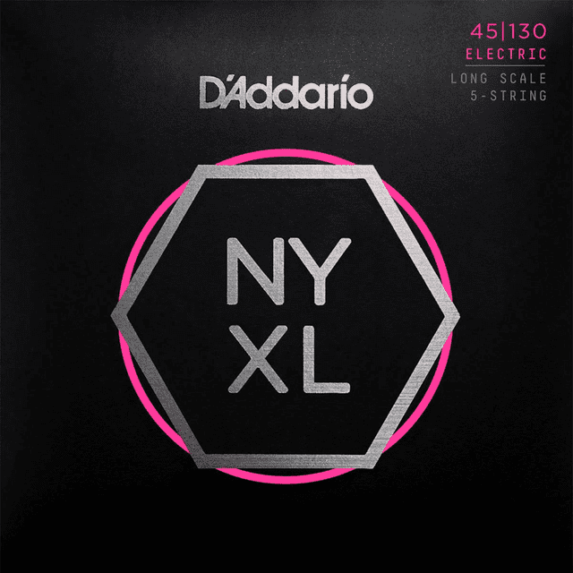 Cuerdas Daddario Nyxl45130 Bajo Eléctrico 5 Cuerdas Daddario NYXL45130