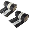 thumbnail image 4 of Cinta washi, cintas decorativas, juego de 4 plateadas + 4 doradas, 4 of 4