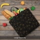 thumbnail image 5 of Disketp Gold Spiders And Cobwebs Bolsa Tote de Lona para Mujer, Bolso de Hombro y Cruzado con Cierre de Cremallera, 5 of 7