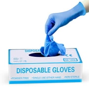 100 PCS Disposable PVC Gloves, Household Gloves for Protection, Food Processing, Baking, Household Cleaning, Beauty Nails
