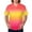 Yellow_003, variant on Domuza Scrubs for Men Top Gradient Tie-Dye Short Sleeve V Neck Nursing Uniform Big and Tall Soft Comfy Medical Scrub Tops with 3 Pockets Yellow XL