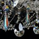 thumbnail image 3 of Juego de 24 colgantes de prismas de cristal para candelabros, 38 mm, transparentes, con forma de lágrima, cristales de repuesto, 3 of 7