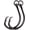 1#, variant on 9KM DWLIFE Circle Hooks 4X 25Pcs Strong Corrosion-Resistant High-Carbon Steel Fishing Hooks with Ring for Catfish, Bass Saltwater Circle Hooks