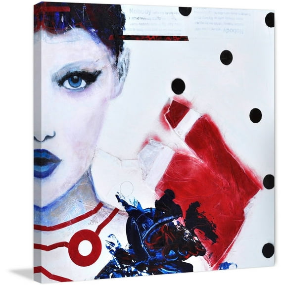 Nobody Calls Me by My Real Name Painting Print on Wrapped Canvas