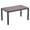 Brown, variant on Compamia Orlando 55" Wickerlook Patio Dining Table in Brown