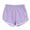 Purple, variant on yillto Womens Boxer Shorts Loungewear Casual Pajamas Elastic Waist Loose Pjs Bottoms Sweat Shorts
