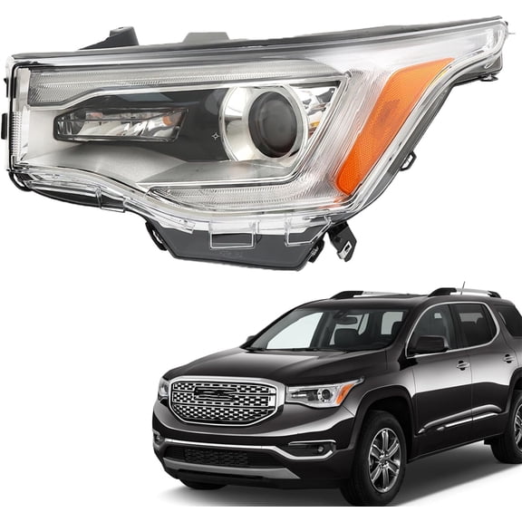 SEBLAFF 1Pc LH Headlight Assembly Replacement for 2017 2018 2019 Acadia Left Side Headlamp 84273675 GM2502517