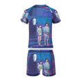 thumbnail image 6 of Spirited Away Boys 2-Piece Swimsuit Set, Short Sleeve Rash Guard & Swim Trunks, 6 of 7