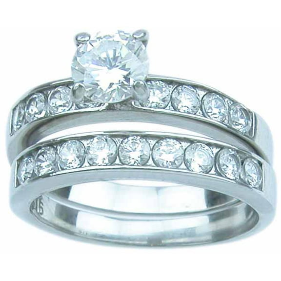 Iceposh Stainless Steel Wedding Rings for Women Make Great Birthday Gifts for Women