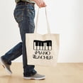 thumbnail image 5 of CafePress - Piano Music Teacher Tote Bag - Unisex Canvas Tote Bag, Beige, 1-Piece, 5 of 8