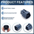 thumbnail image 4 of Unique Bargains 2 Pin Water Temperature Sensor Connector Plug Waterproof Female Wire Terminal Connector for Nissan Blue, 4 of 6