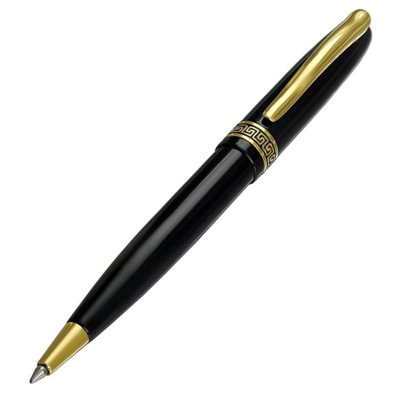 Xezo Phantom Hand-Enameled Brass Ballpoint Pen - Classic Black