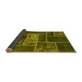 thumbnail image 2 of Ahgly Company Indoor Rectangle Patchwork Yellow Transitional Area Rugs, 5' x 7', 2 of 4