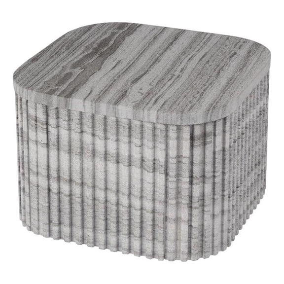 Butler Specialty Company Sylvester Rectangular Marble Side Table - Gray