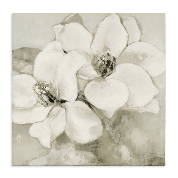 Stupell Industries Cottage Subtle Beige Magnolias Canvas Art, 17 x 17, by Lanie Loreth