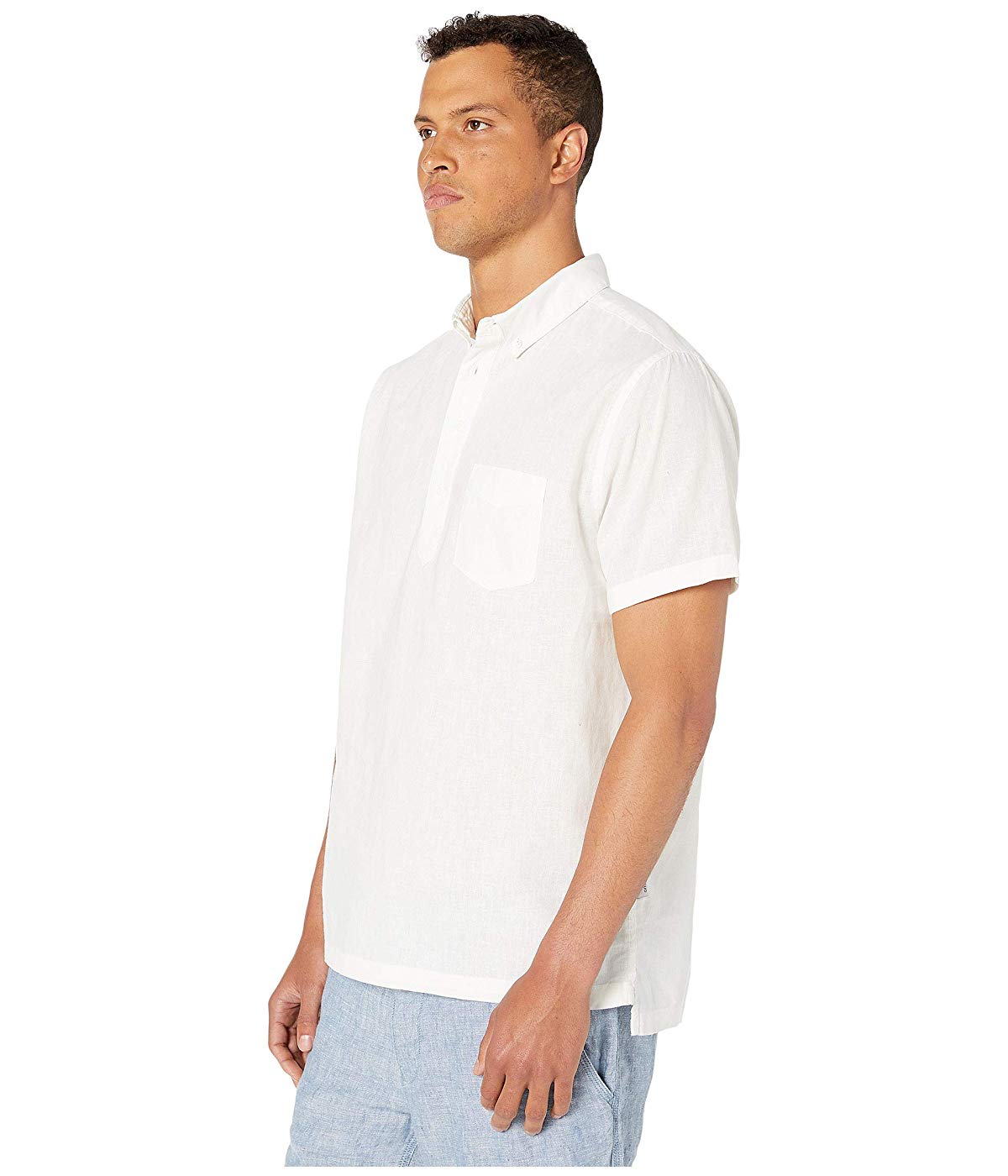 onia Josh Pullover Shirt Light Cream 