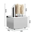 thumbnail image 2 of EastVita Vidrio Polisher Set Of 5 Polishing cm de Alturaeads Commercial Electric cm de Anchoine Vidrio Polishing Machine For Bars Restaurants And cm de Alturaotels Etc, 2 of 8