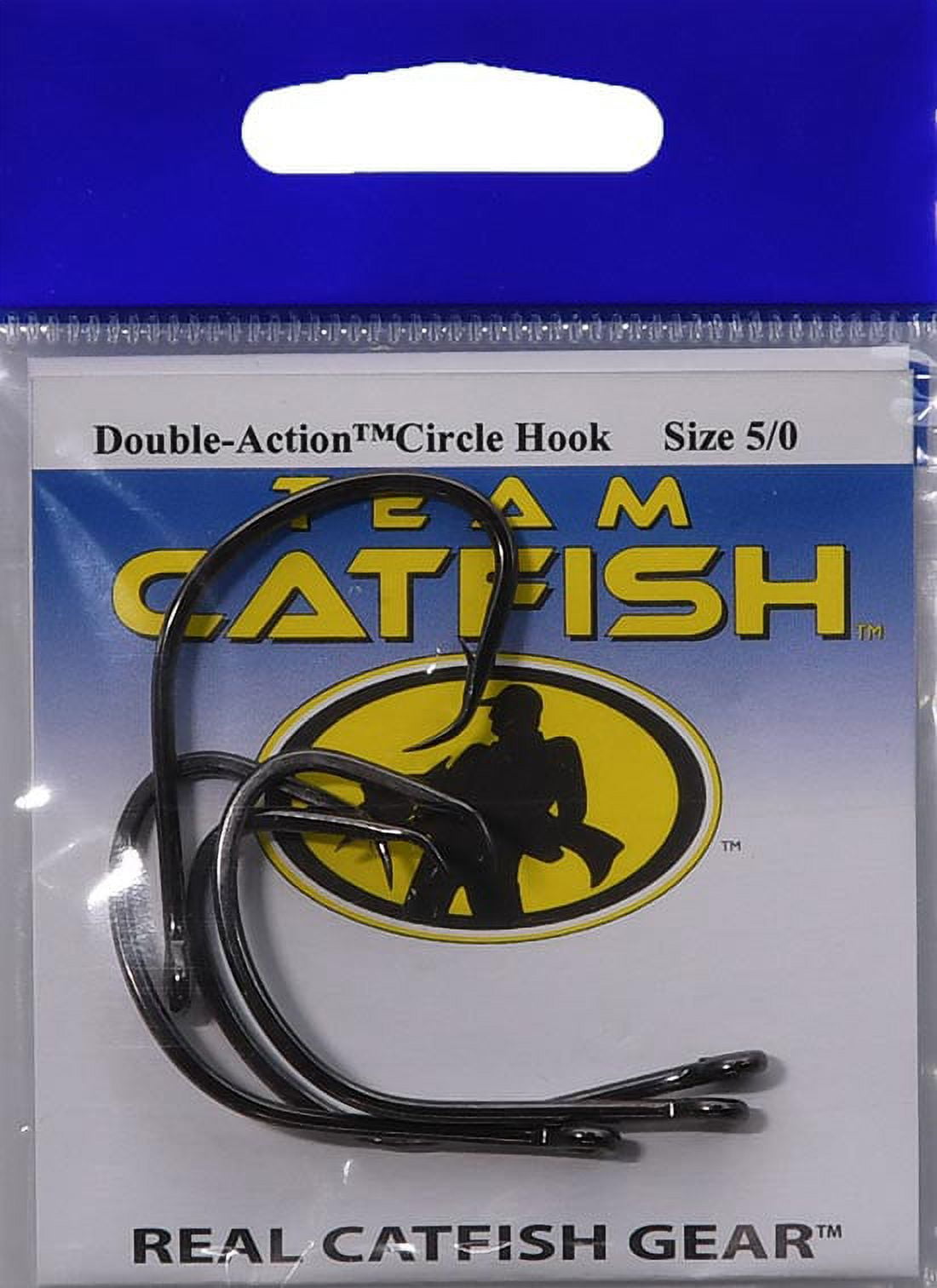 Lot of 6 packs of Team Catfish Double-Action Circle Hook. Size: 8/0
