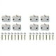 thumbnail image 1 of Interruptor de Puerta de Gabinete de 8 Piezas, Cajones de Interruptor de Lámpara de Gabinete Que Se Abren En la Puerta Cerrada Aplicable Una 12V 24V 110V Blanco, 1 of 5