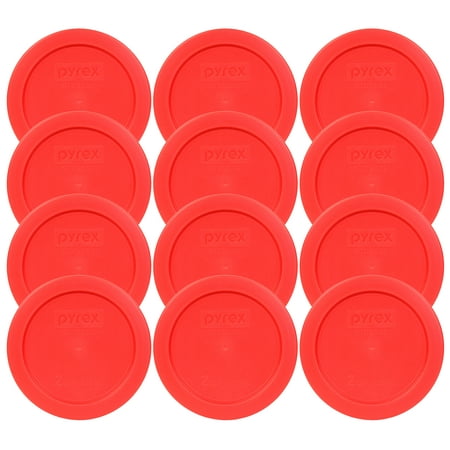 

Pyrex 7200-PC Red Plastic Storage Replacement Lid Cover (12-Pack)