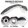 thumbnail image 5 of 2pcs Bionic Soft Fishing Lure with Slip Mechanism - Lifelike 10cm/3.9in Artificial Bait for Catching More Fish, 5 of 8