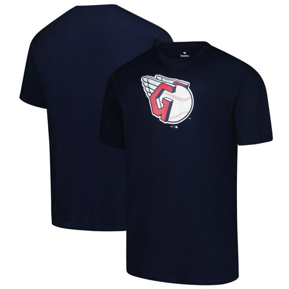 Men's Profile Navy Cleveland Guardians Big & Tall Primary Logo T-Shirt