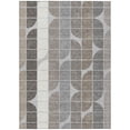 thumbnail image 2 of Addison Rugs Chantille Indoor/Outdoor Transitional Mid-century Modern Silver Machine Washable Rectangle Rug, 3' x 5', 2 of 8