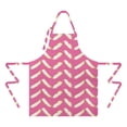 thumbnail image 2 of Pink and Yellow Feather Pattern Apron-Garden Aprons for Women with Pockets-Cotton Linen Waterproof Kitchen Cooking Gardening Aprons Adjustable for Kitchen,Cooking,BBQ and Salon 33x27 Inch, 2 of 7