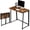 Antique wood, variant on EDX Folding Computer Desk, 31.5 Inch Compact Foldable Writing Workstation for Small Spaces, Easy Assembly Space-Saving Home Office Table, Oak Finish,Natural