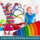thumbnail image 3 of Shierdu Juguete Apilable De Arco Iris De Madera Juego De Bloques De Construcción De Madera De 12 Piezas Rompecabezas De Anidación De Bloques De Construcción De Madera Educación Y Aprendizaje A Juego p, 3 of 5