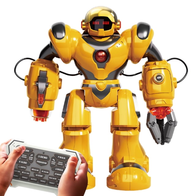 BEZGAR Robot Toys for Kids 3-12 Years Old - Big RC Robot Programmable Dancing with 22 Actions, Remote Control Emo Robots Supporting 78 Changing Expre