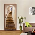 thumbnail image 4 of Peel and Stick Wall Murals for Doors 2-Piece PVC Removable Waterproof Self-Adhesive Decals Set, 4 of 9