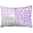 thumbnail image 1 of Funda de Cojín ABPHQTO Dalia Gris Morado 50x75 cm, 1 of 1