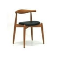 thumbnail image 1 of Kirch DC674BRNBLK Chaise de Salle à Manger en Bois de Style CH20, 1 of 1