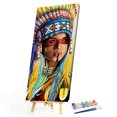 thumbnail image 2 of Wdftyju Kits de pintura al óleo de chica Tribal por números, cuadro de lienzo, arte de pared artesanal para colorear Wdftyju 6we5ta2xd9as9zf0, 2 of 9