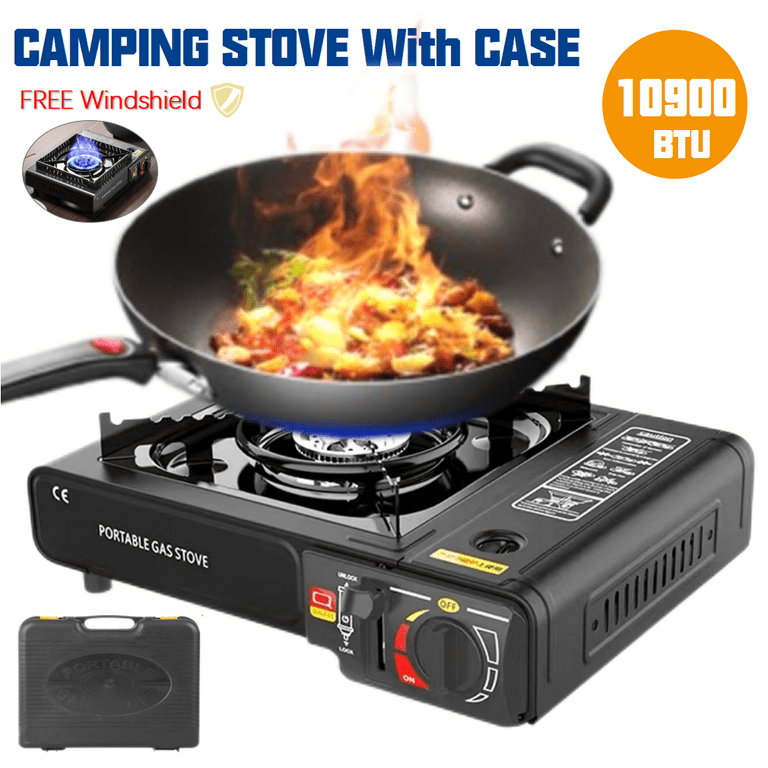 Buy Wholesale China Portable Outdoor Estufa Hornillo Camping Lightweight  Cassette Furnace Butane Burner Gas Stove & Portable Camping Tent Gas Stove  at USD 6.91