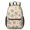 Dog and Pool Float Beige Pattern, variant on Cat and Dog Paw Print White Pattern 17" Waterproof Oxford School Backpacks for Teens, S-Shape Padded Straps, for School, Travel, Hiking, Camping