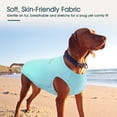 thumbnail image 6 of IDOMIK 2 Pack Dog Shirts UPF 50+ UV Sun Protection, Breathable and Lightweight Summer Clothes for Large Dogs, 2XL, 6 of 7