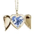 thumbnail image 1 of Año Nuevo de animales del Zodiaco serpiente China Collar colgante en forma de melocotón con alas Unbranded M, 1 of 3