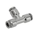 thumbnail image 1 of Zinc Alloy Pneumatic Quick Connector PE Tee Ttype Excellent Wear Resistance, 1 of 12