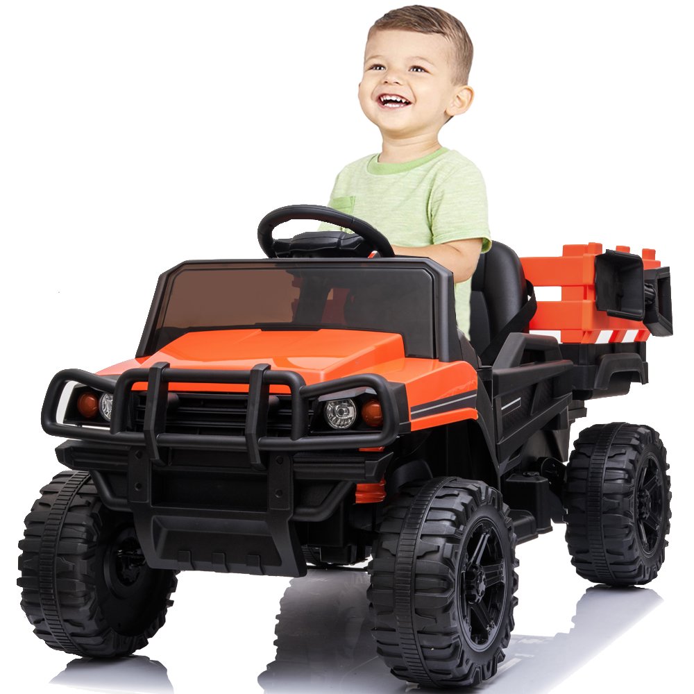 Remote Control Kids Electric Car, 12V Battery Powered Ride on Cars with