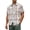 A Orange, variant on Men Shirt Casual Flannel Button Down for Men Plaid Print Short Sleeve Turn Down Collar Breathable Soft Brushed Shirt with Chest Pocket Orange XXXXL