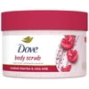 Dove Exfoliating Body Polish, Crushed Cherries & Chia Milk 10.5 oz Pack of 2