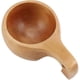 thumbnail image 3 of Nordic style handmade wooden cup mug, wooden tea coffee mug portable outdoor natural wood drink with, 3 of 5