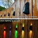 thumbnail image 4 of Solar wall light Outdoor fence light LED waterproof solar stair light Up and down 7 colour changing outdoor patio, 4 of 4