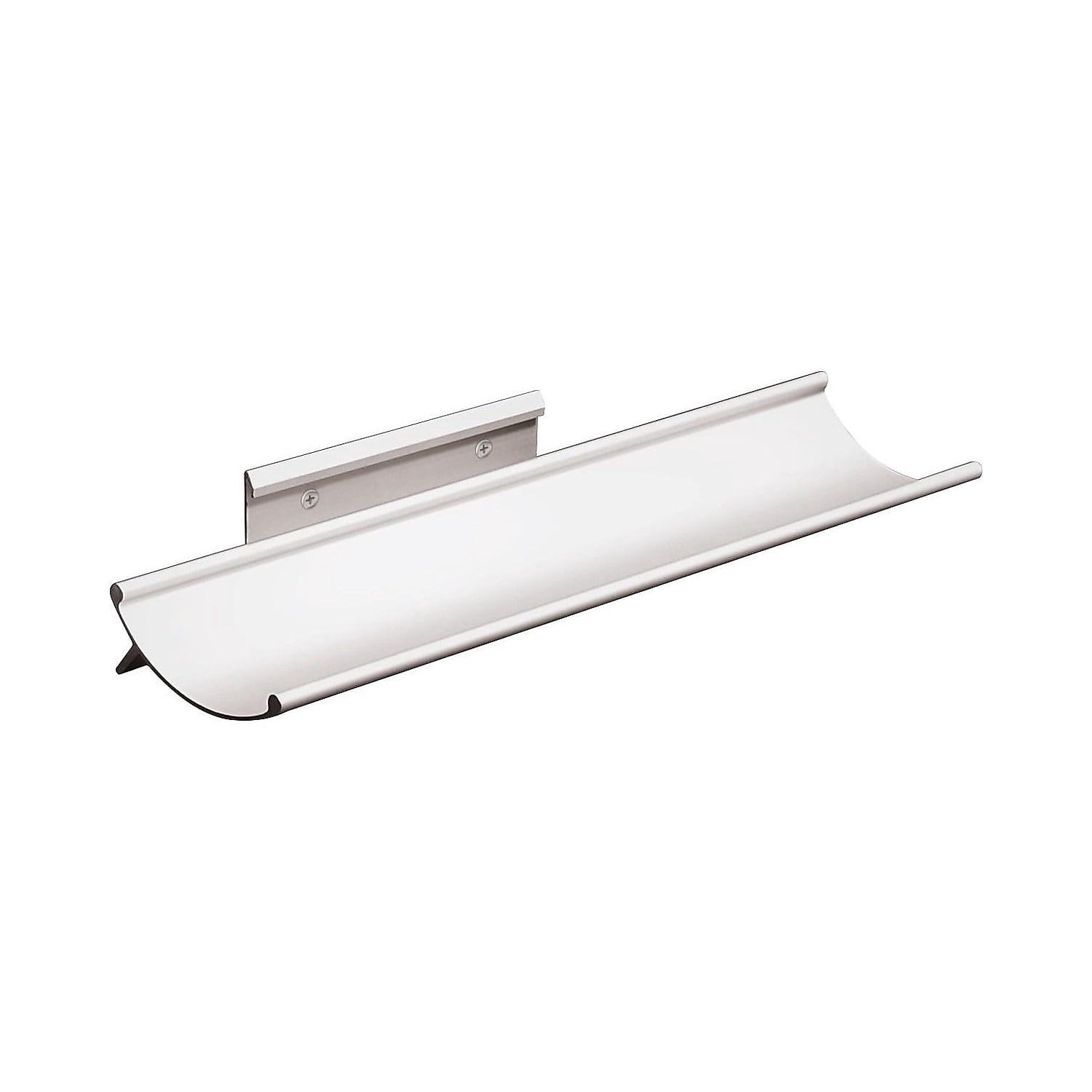 Mooreco Dry Erase Board, Glass, 24 in, 36 in, No Frame Frame, White, Gloss 83843