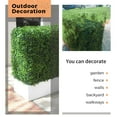 thumbnail image 7 of LHY 12 Pcs Grass Wall Panels, 20"x20" Boxwood Panels, UV-Proof Boxwood Hedge Greenery Wall Panels Green Wall Boxwood Wall Outdoor Indoor, Backyard/Garden/Fence/Wedding Decor, 7 of 7