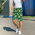 thumbnail image 7 of Kdxio Tropical Fruit Print Mens Sleep Shorts Bottoms Soft Comfy Pajama Wear Pants with Drawstring Pockets, 7 of 7